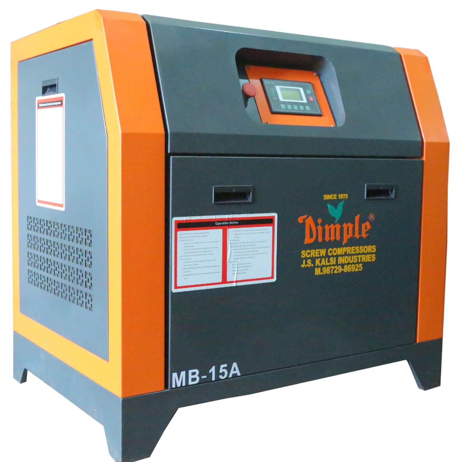 Rotary Screw Air Compressors - Dimple Screw Compressor